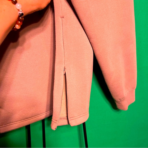 Gramicci S New Beige Sweater 2 Zipped Pockets Zipper on Shoulder Side Zipper - Picture 7 of 12